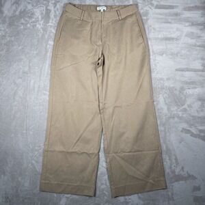 Banana Republic Women's Pants Wide Leg Neutral Office Business Casual M Tan
